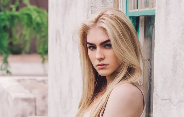 Look, hair, portrait, blonde, Allie Starks