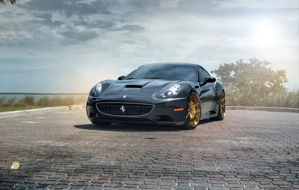 Picture Ferrari, California, Wheels, Strasse