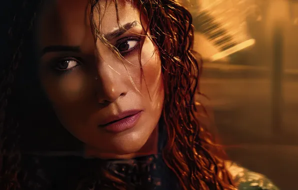 Girl, face, Atlas, Jennifer Lopez