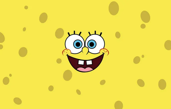 Picture look, yellow, smile, the animated series, SpongeBob SquarePants, Sponge Bob Square Pants
