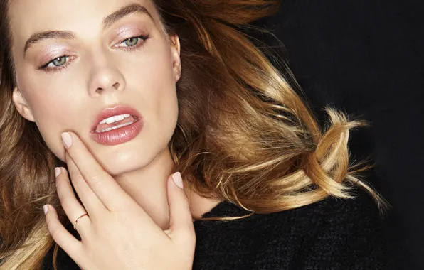Actress, blonde, lips, beauty, lips, blonde, margot robbie, Margot Robbie