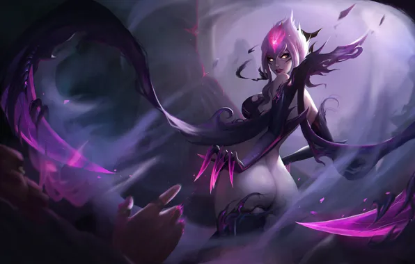 Girl, The game, Girl, Fantasy, Art, Art, League of Legends, League of legends