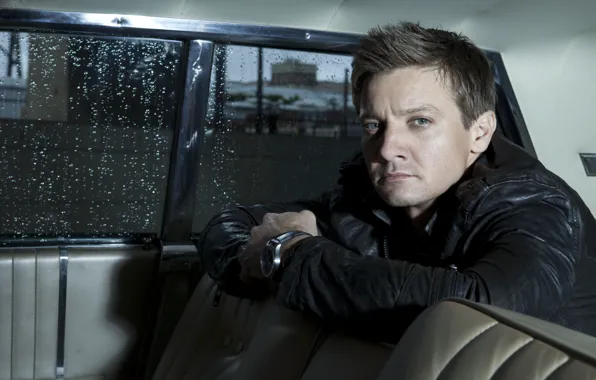 Picture machine, look, pose, watch, actor, Jeremy Renner, Jeremy Renner