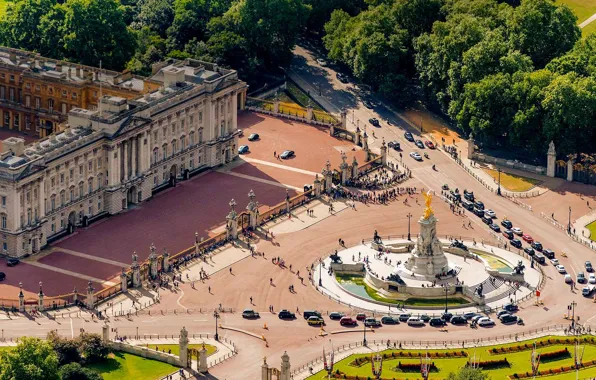 London, Buckingham Palace, Victoria Memorial