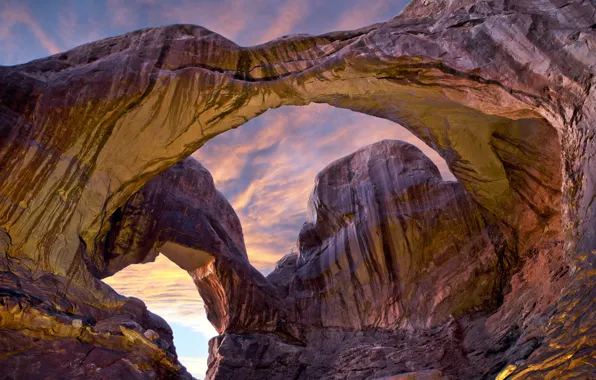 The sky, mountains, nature