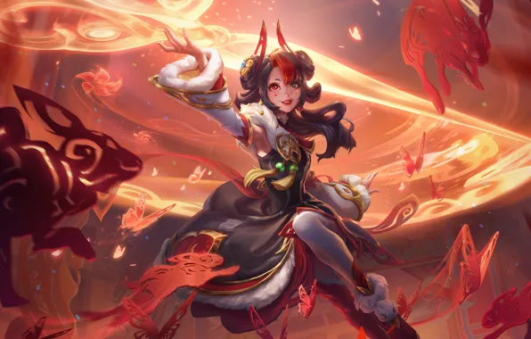 Art, Gwen, League of Legends, Skin, LoL, Mythmaker