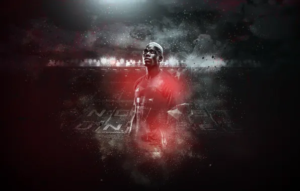 Picture wallpaper, sport, stadium, football, Manchester United, Old Trafford, player, Paul Pogba