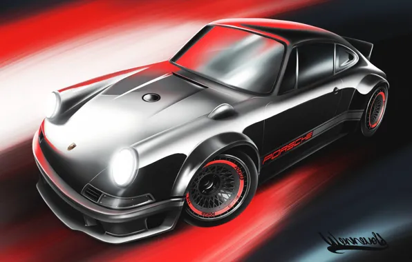 Auto, Figure, 911, Porsche, Machine, Art, Porsche 911, Singer