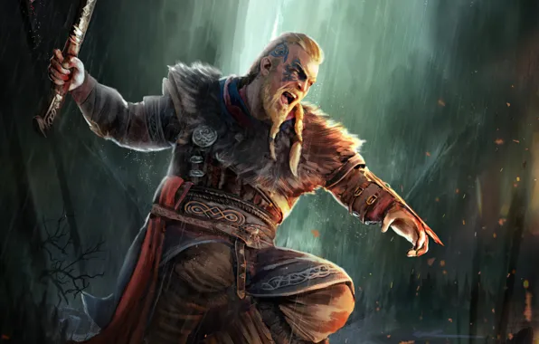 Game, axe, art, axe, warriors, Creek, games, art