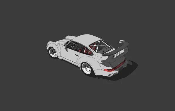 Auto, Porsche, Machine, Car, Art, Render, Design, Supercar