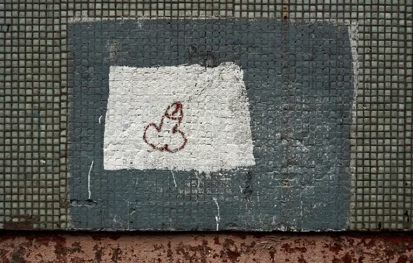 Wall, graffiti, pattern, penis