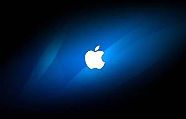 Picture Apple, Blue, Hi-tech