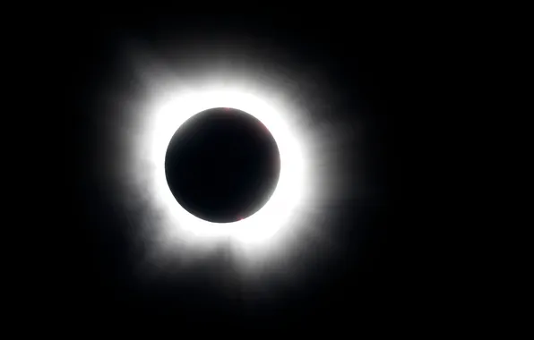 Earth, moon, sun, solar eclipse