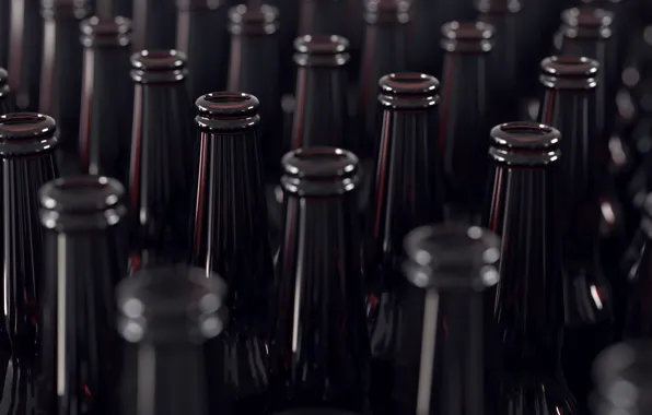 Wallpaper, wallpaper, bottle, picture, bottles, on the desktop, beer bottles, dark bottles
