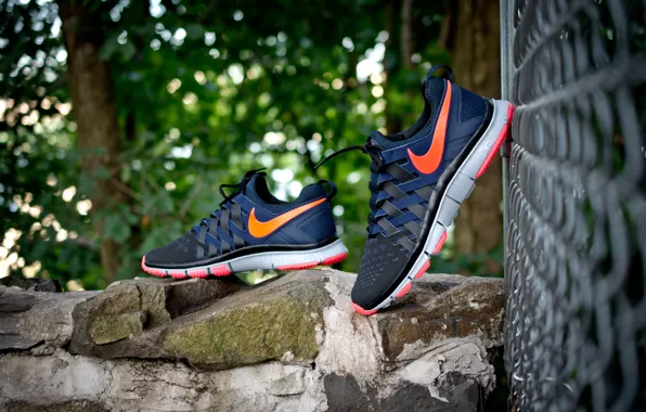 Picture sneakers, Nike, Free Trainer 5.0 iD, Urban Solar Red