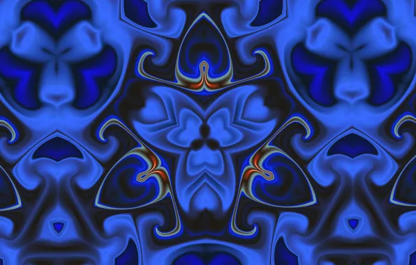 Flowers, pattern, color, fractal