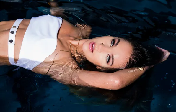 Water, Girl, Look, Wet, Lips, Face, Eyes, Eyes