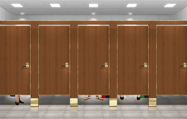 Wallpaper bathroom, toilet, public restroom for mobile and desktop