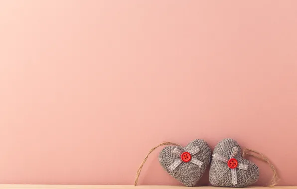 Background, pair, Hearts