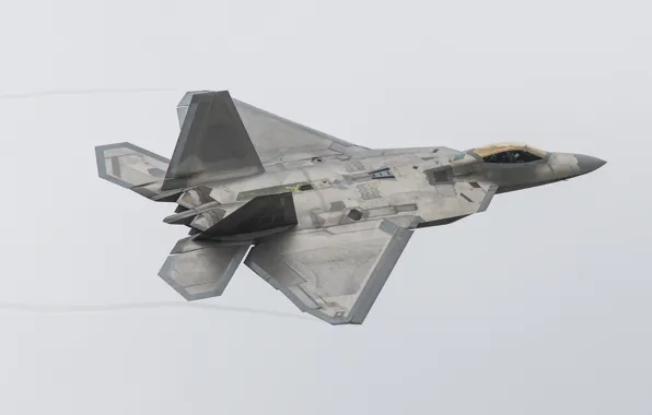 Picture flight, fighter, Raptor, Lockheed, F-22A