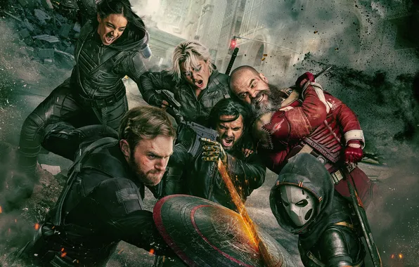 Olga Kurylenko, Olga Kurylenko, poster, comic, MARVEL, Sebastian Stan, Hannah John-Kamen, Hannah John-Caiman