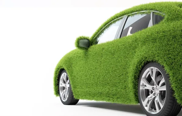 Machine, grass, green, transport, car