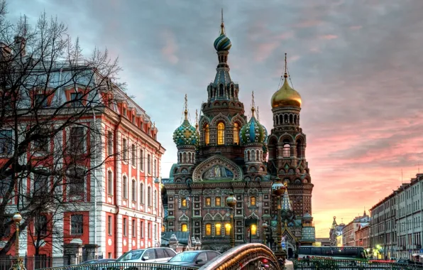 Hdr, Saint Petersburg, Church of the Savior on Blood, Cathedral Of The Resurrection Of Christ