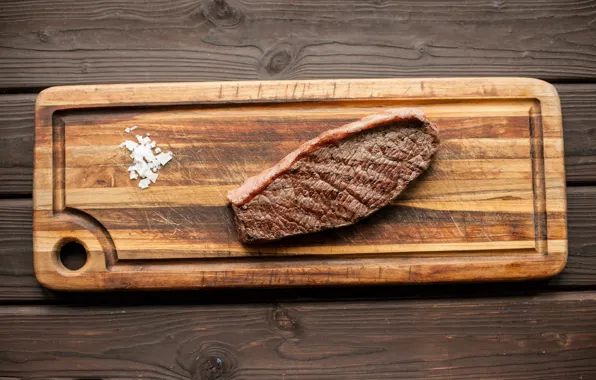 Salt, steak, Meat