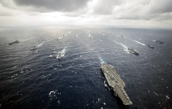 Picture USS George Washington, PHILIPPINE SEA, Carrier Strike Group
