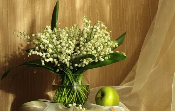 Flowers, mood, bouquet, spring, may, still life, lilies of the valley