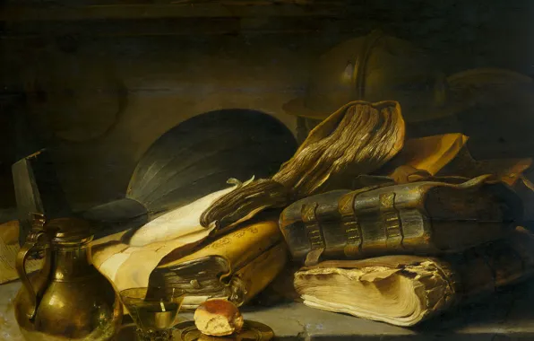 Tree, oil, picture, Still life. Allegory Of Vanity, Jan Leavens