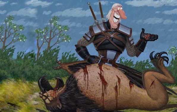 Swords, Geralt, Geralt of Rivia, The Witcher 3 Wild Hunt, The Witcher 3 Wild Hunt, …