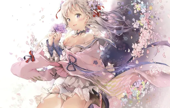 Girl, Smile, Dress, Girl