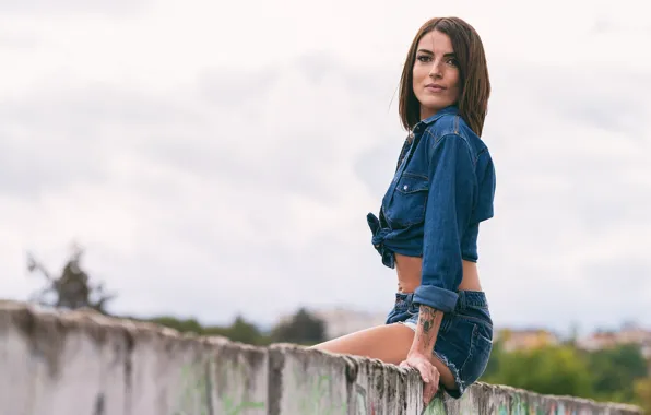 Look, girl, sexy, jeans