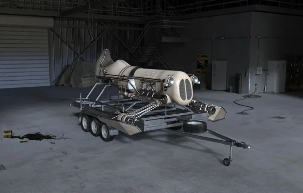 Transport, garage, the trailer, camera, Sky Machine hangar
