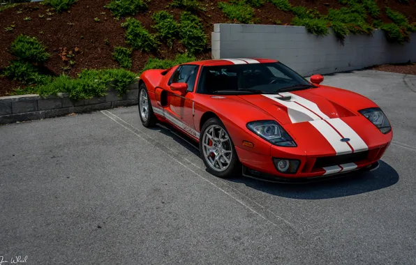 Picture Ford, Red, Stripes