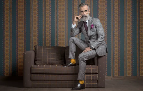 Picture background, sofa, people