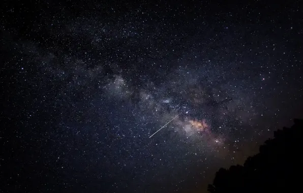 Space, stars, space, the milky way