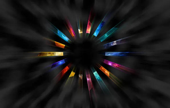 Rotation, Round, colorful, shadow pictures
