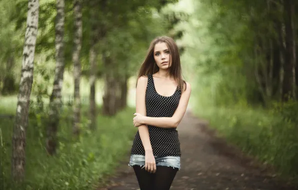 Picture shorts, alley, bokeh, Kseniya Kokoreva