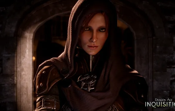 Girl, hood, dragon age inquisition, Leliana