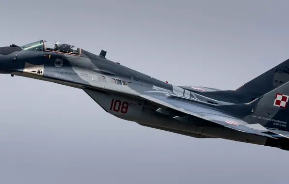 Picture the sky, fighter, the plane, The MiG-29