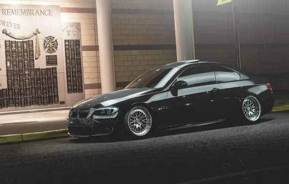 The evening, BMW, BMW, roadside, tuning, E92