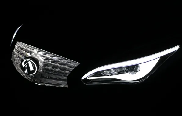 Headlight, concept, Infiniti, emblem, LE