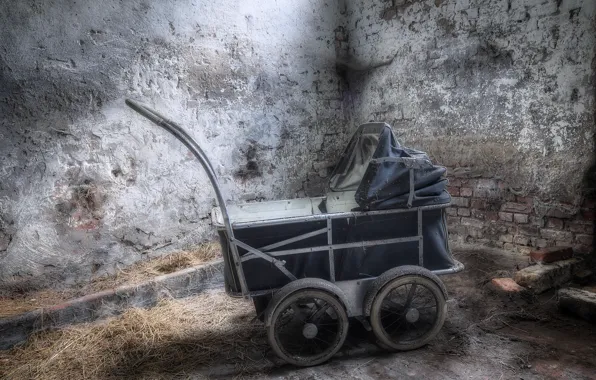 Picture background, room, stroller