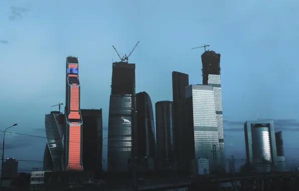 Moscow, Russia, skyscrapers, Moscow, Moscow city, capital, Khusen Rustamov, ART.IRBIS Production
