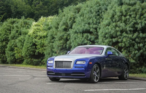 Picture Rolls-Royce, Wraith, Blue, White