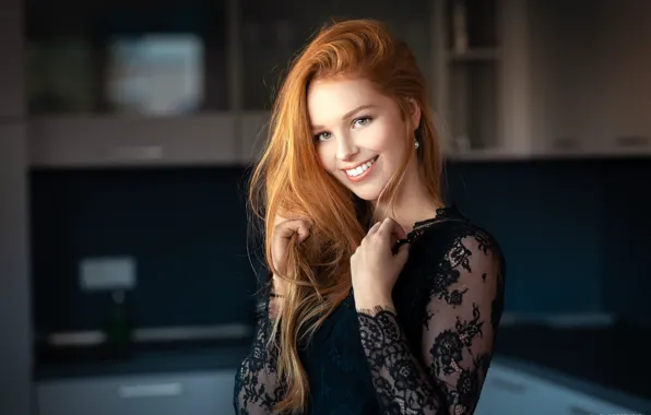 Look, pose, smile, model, portrait, makeup, dress, hairstyle