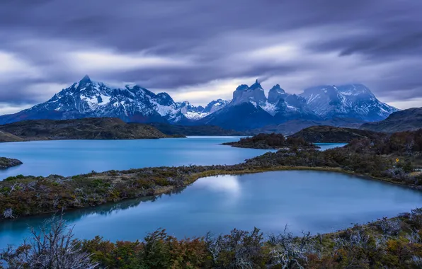 Chile, Patagonia, South America, Torres del Paine, Cuernos del Paine