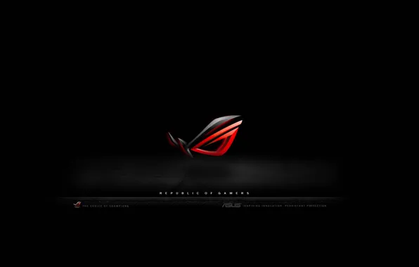 Black, asus, Republic, gamers